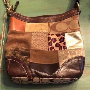 Coach patchwork shoulder/crossbody bag